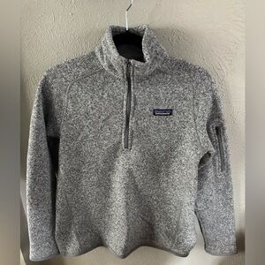 Patagonia Zip-Up Gray Sweater